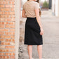 Quinn Black Knit Midi Skirt Skirts