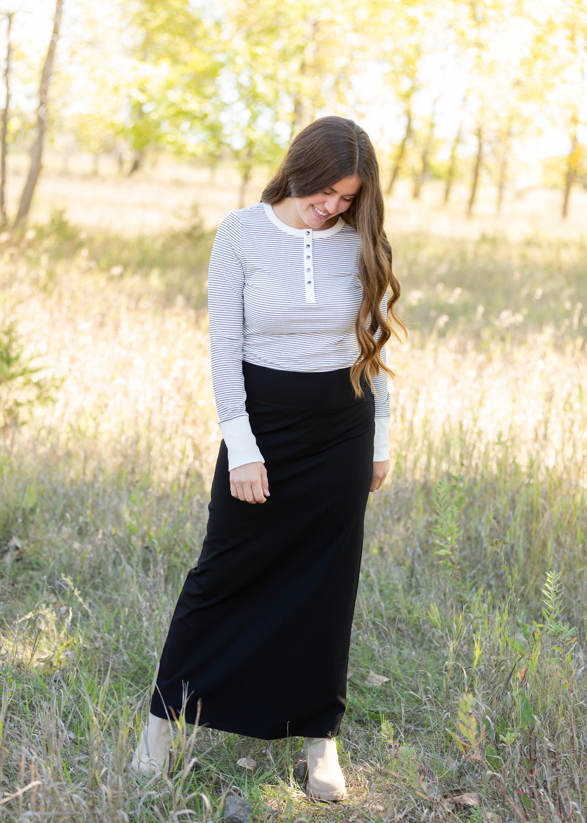 Xs black maxi skirt Clearance