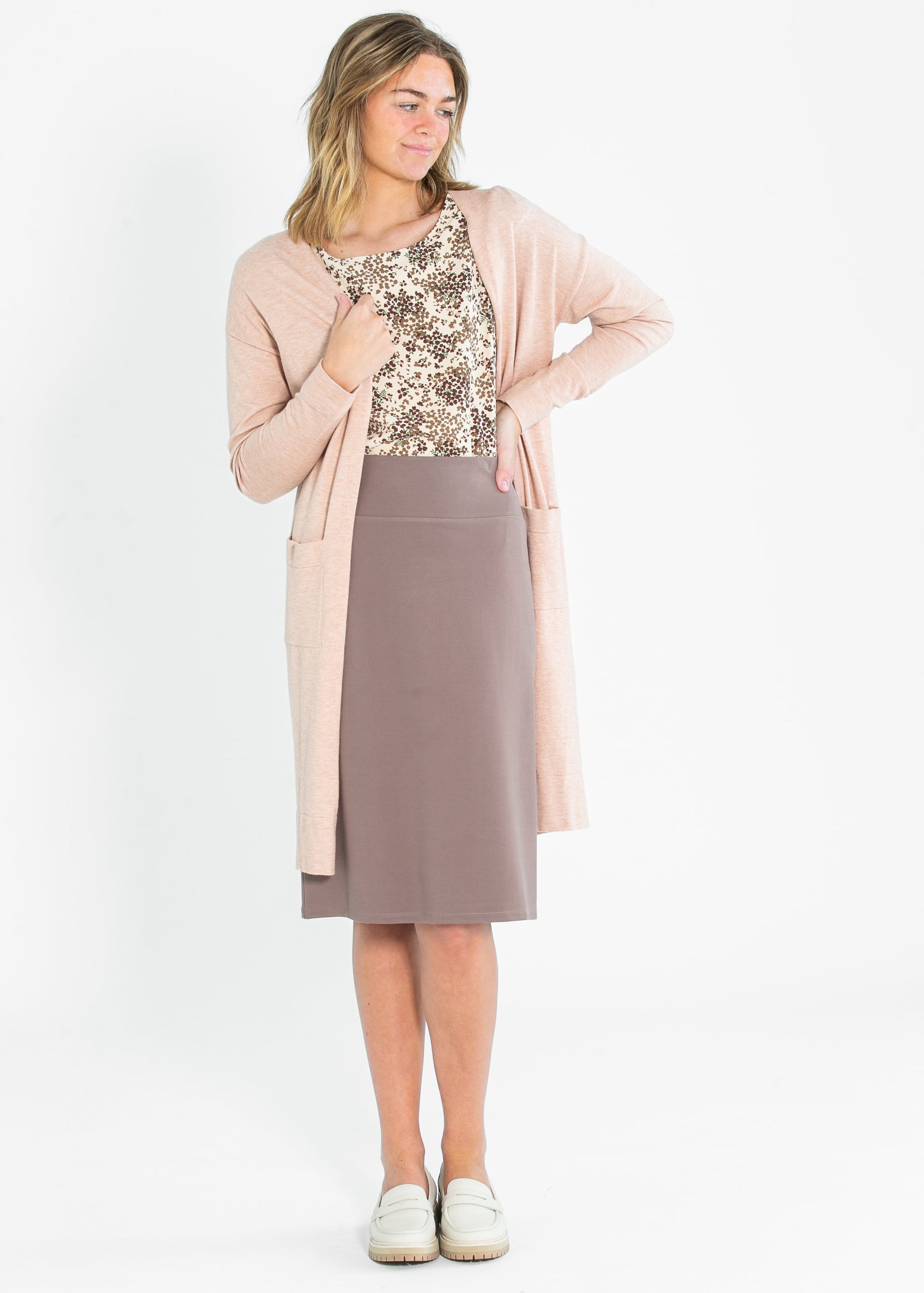 Quinn Knit Midi Skirt IC Skirts