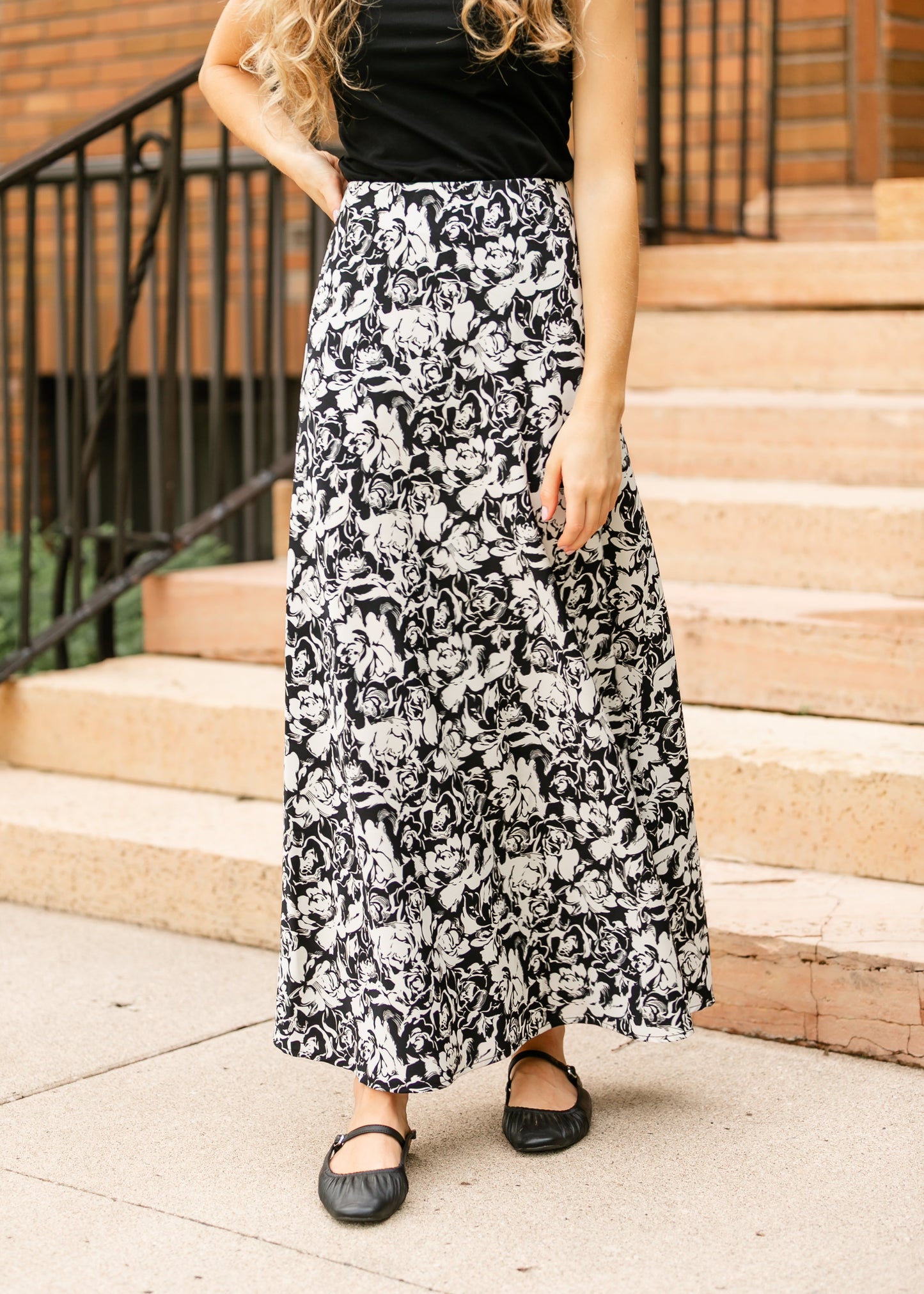 Rada Maxi Bias Slip Skirt FF Skirts Black / S