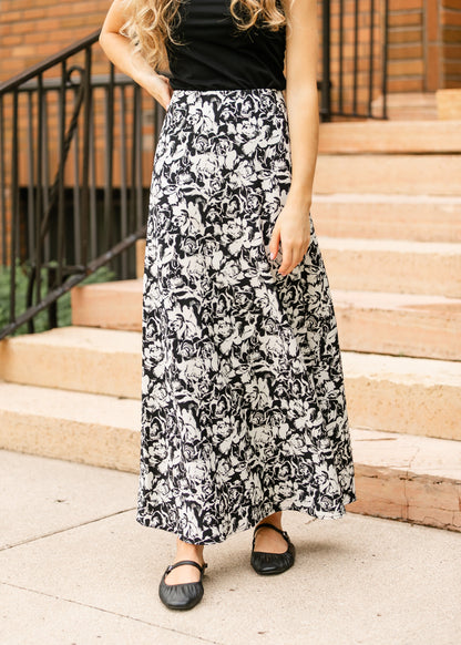 Rada Maxi Bias Slip Skirt FF Skirts Black / S