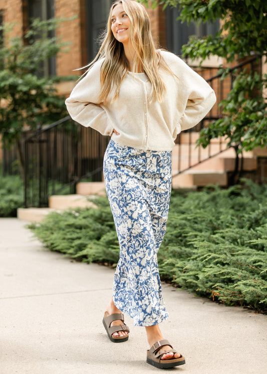 Rada Maxi Bias Slip Skirt FF Skirts Blue / S