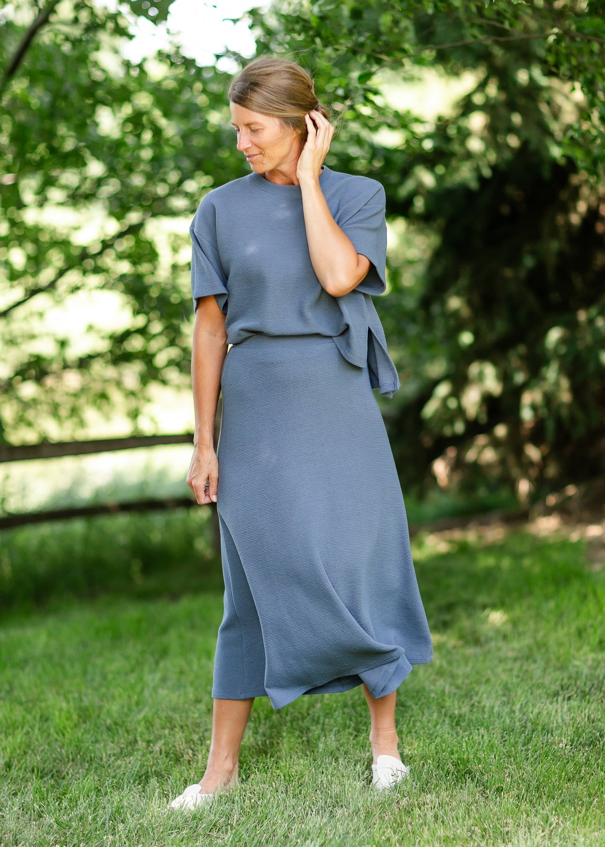 Rae A-line Knit Maxi Skirt FINAL SALE – Inherit - Main Image