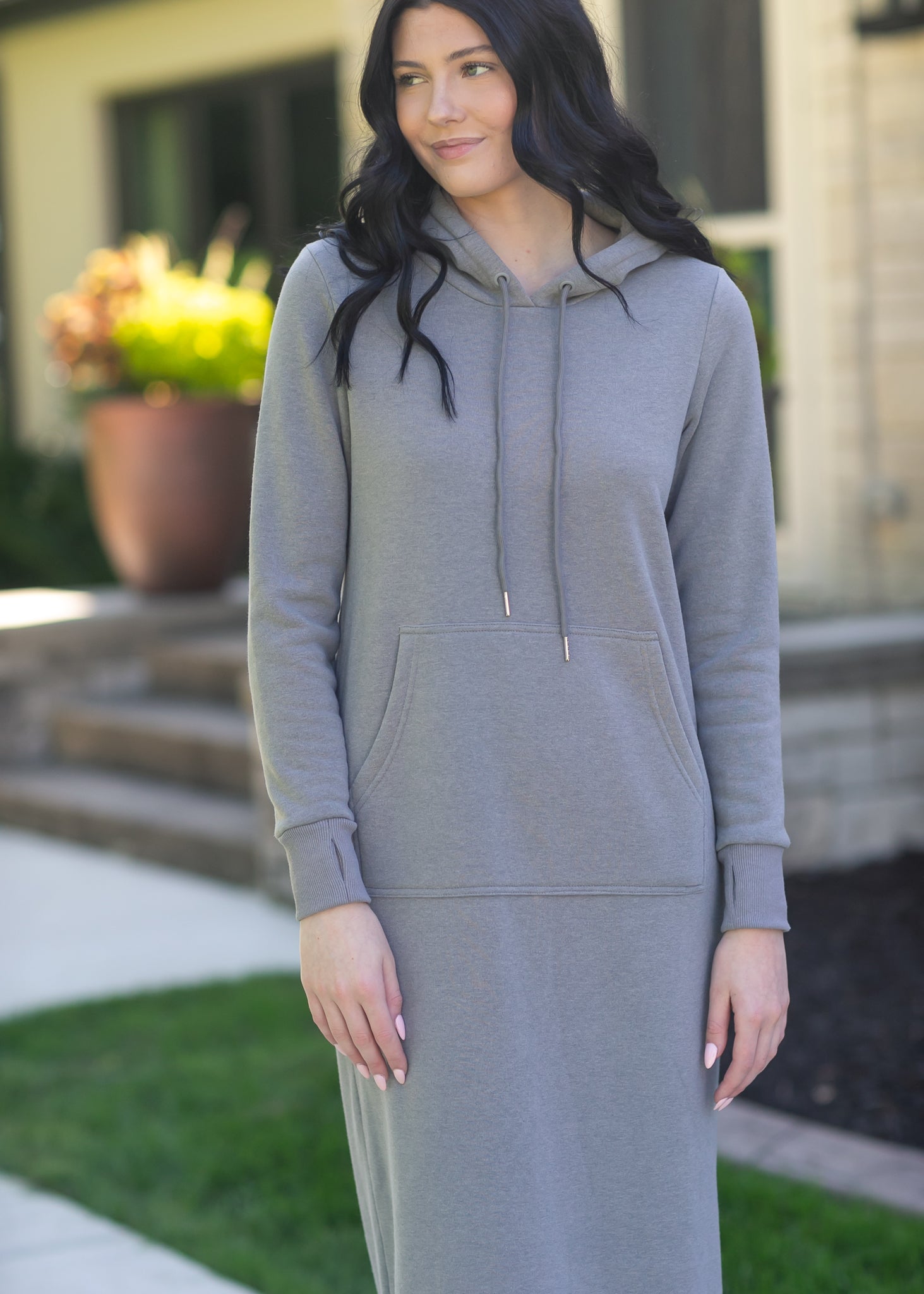 Rae Hoodie Sweatshirt Dress - FINAL SALE Inherit Co. Rae Hoodie Sweatshirt Dress - FINAL SALE Inherit Co.