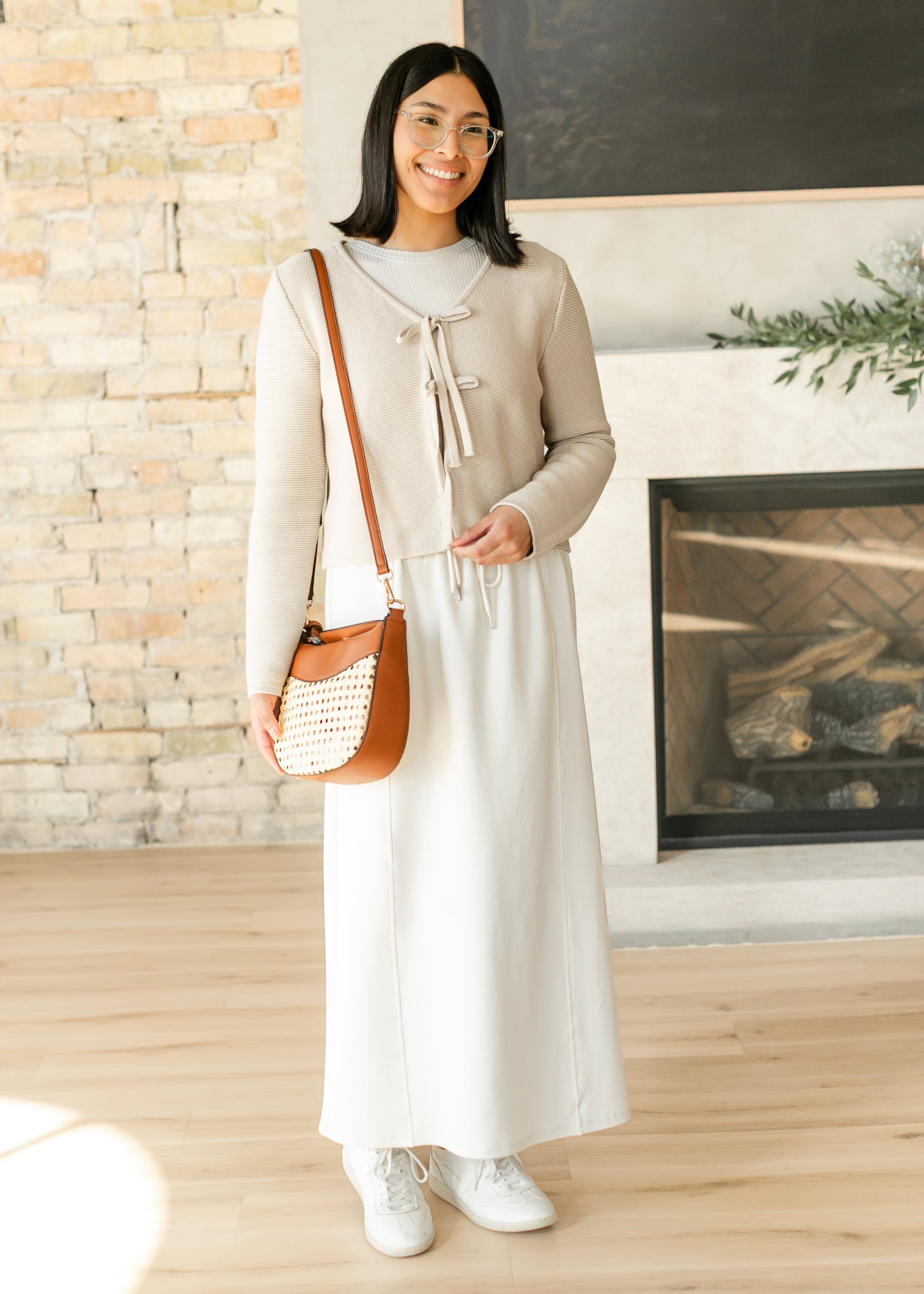 Rattan Vegan Leather Crossbody Bag Accessories