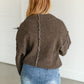 Raw Edge Long Sleeve Sweater FF Tops