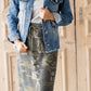 Raw Hem Denim Jean Jacket FF Layering Essentials