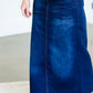 Raw Hem Long Dark Denim Skirt - FINAL SALE FF Skirts