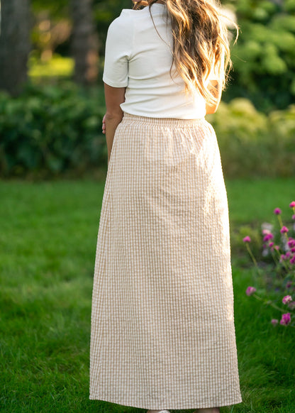 Rayne Modern Gingham Maxi Skirt IC Skirts