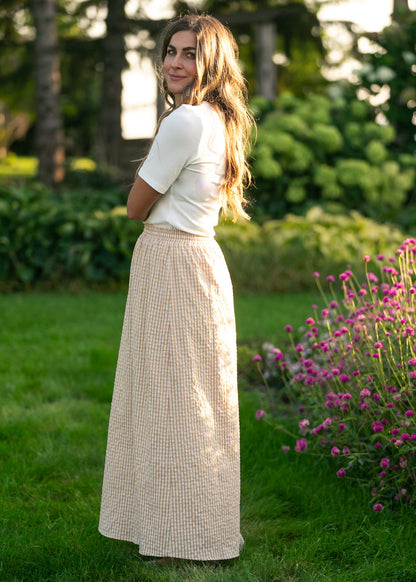 Rayne Modern Gingham Maxi Skirt IC Skirts