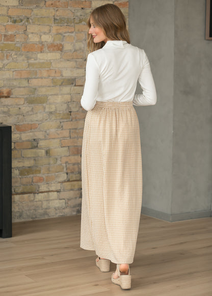 Rayne Modern Gingham Maxi Skirt IC Skirts