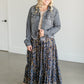 Rebel Gray Frayed Denim Jacket FF Tops