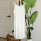 REDIRECTED White Full Slip Dresses
