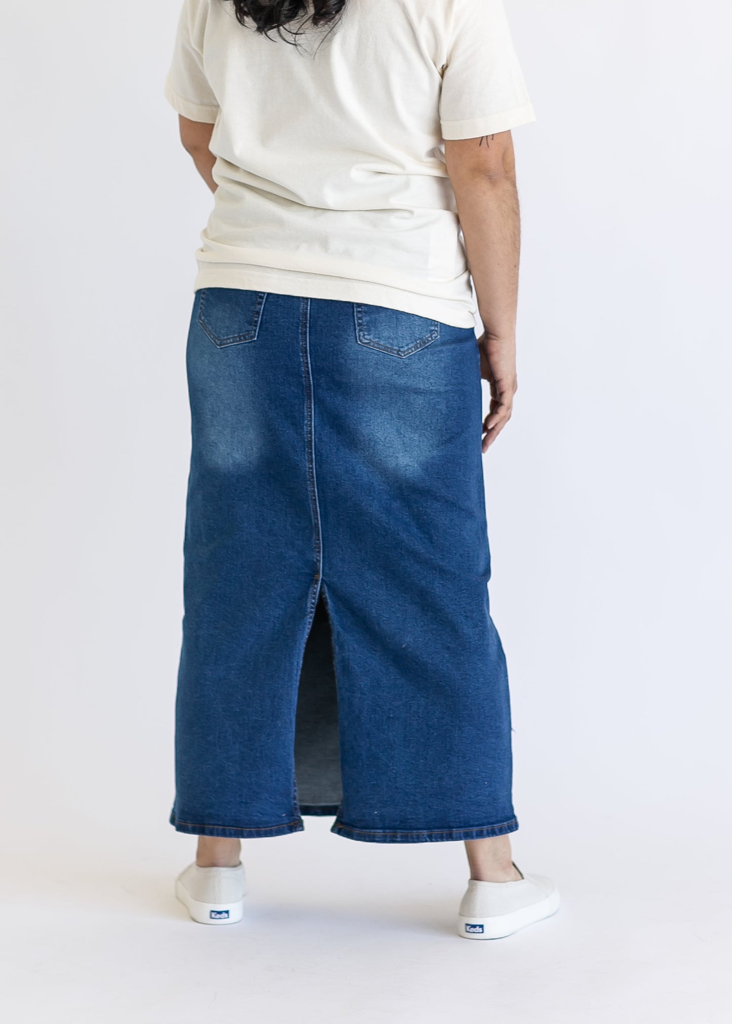 Reece Maternity Long Denim Skirt IC Skirts