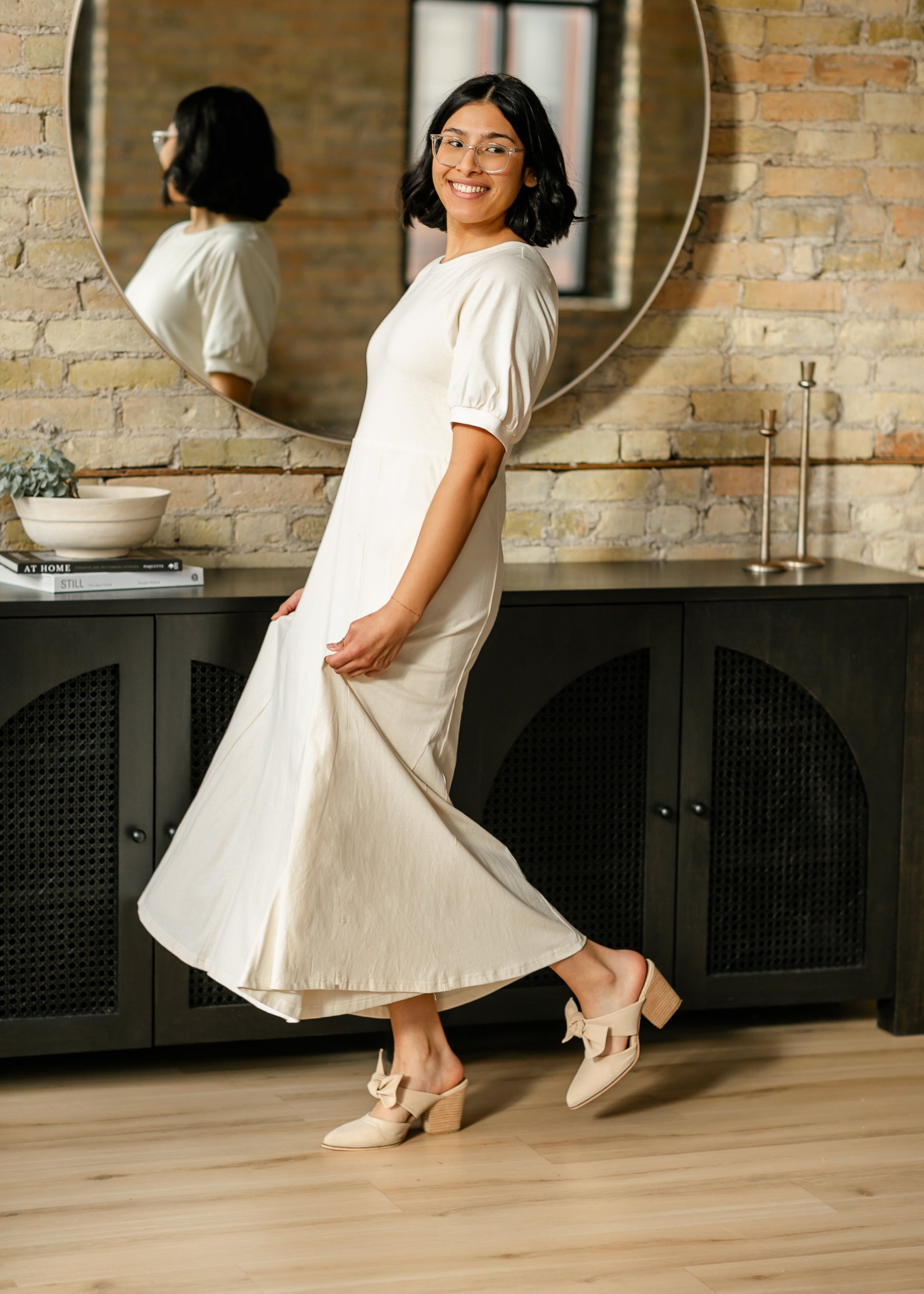 Relaxed A-line Knit Maxi Dress - FINAL SALE S Relaxed A-line Knit Maxi Dress - FINAL SALE S