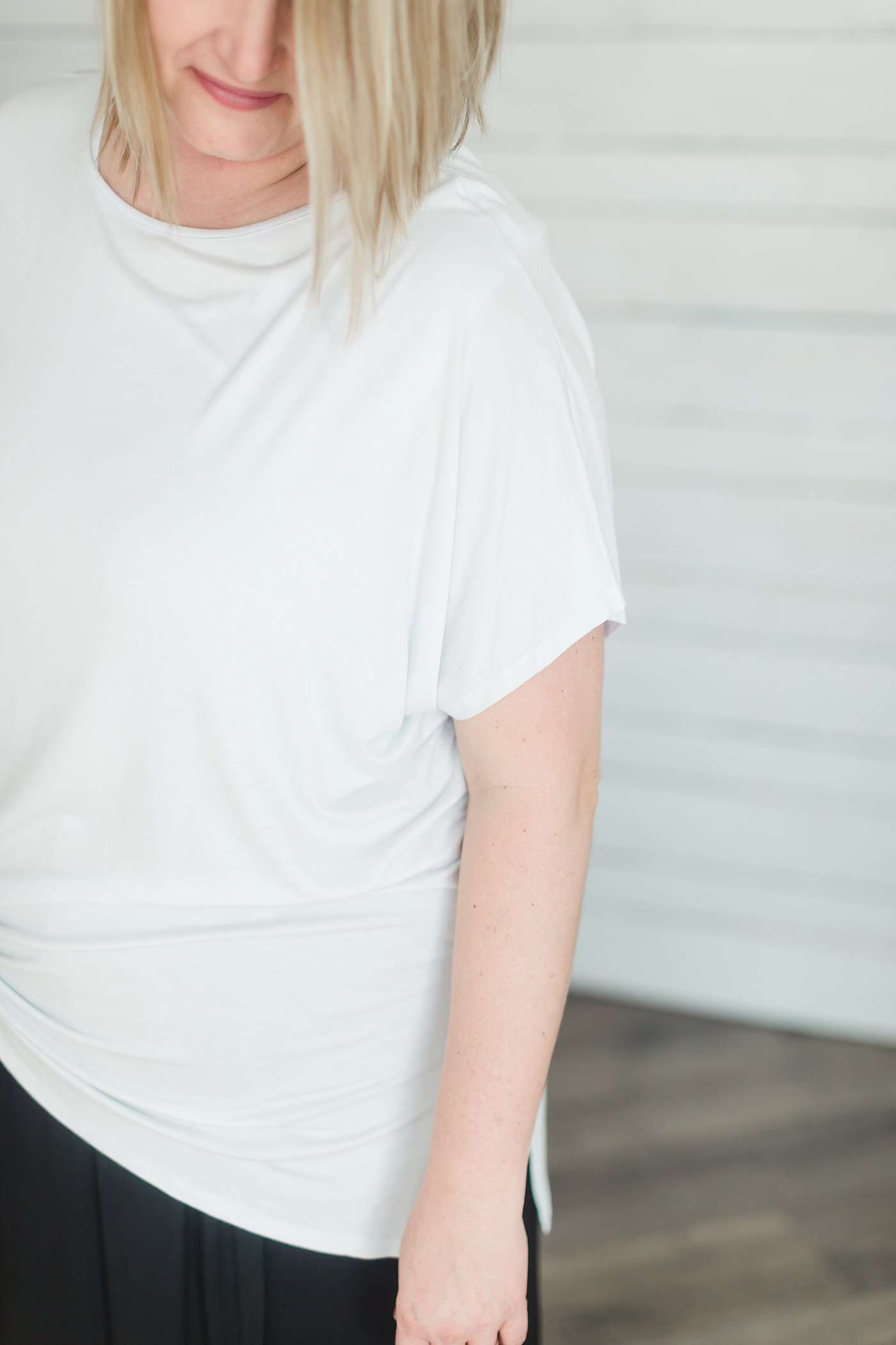 Relaxed Fit Drape Tee - FINAL SALE FF Tops