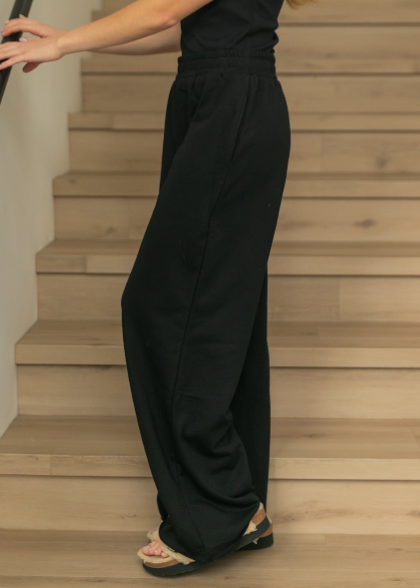Relaxed Wide Leg Sweatpants FF Pants