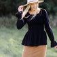 Remi Camel Denim Midi Skirt - FINAL SALE IC Skirts