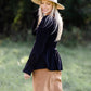 Remi Camel Denim Midi Skirt - FINAL SALE IC Skirts