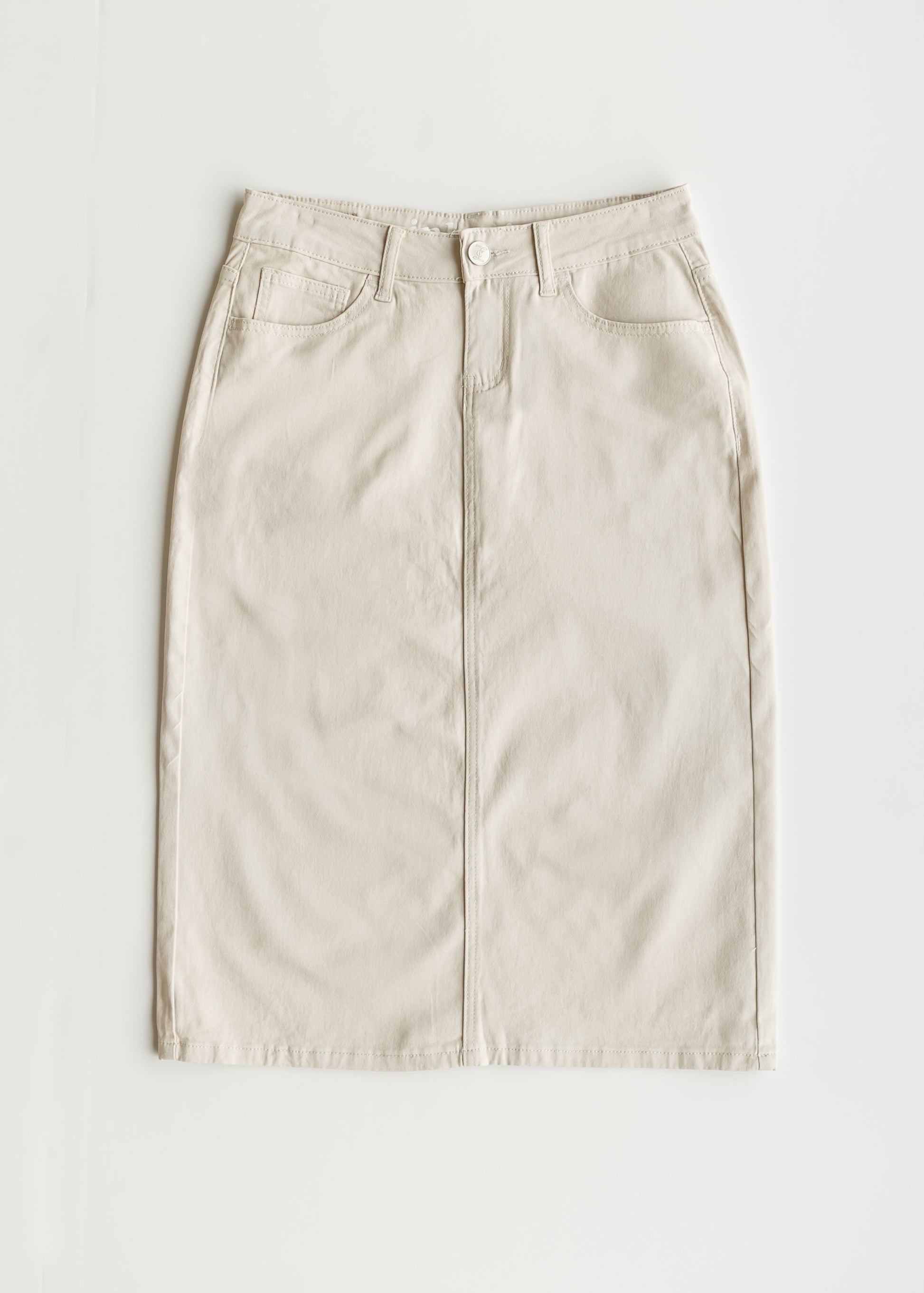 Remi Cloud Denim Midi Skirt – Inherit - Main Image