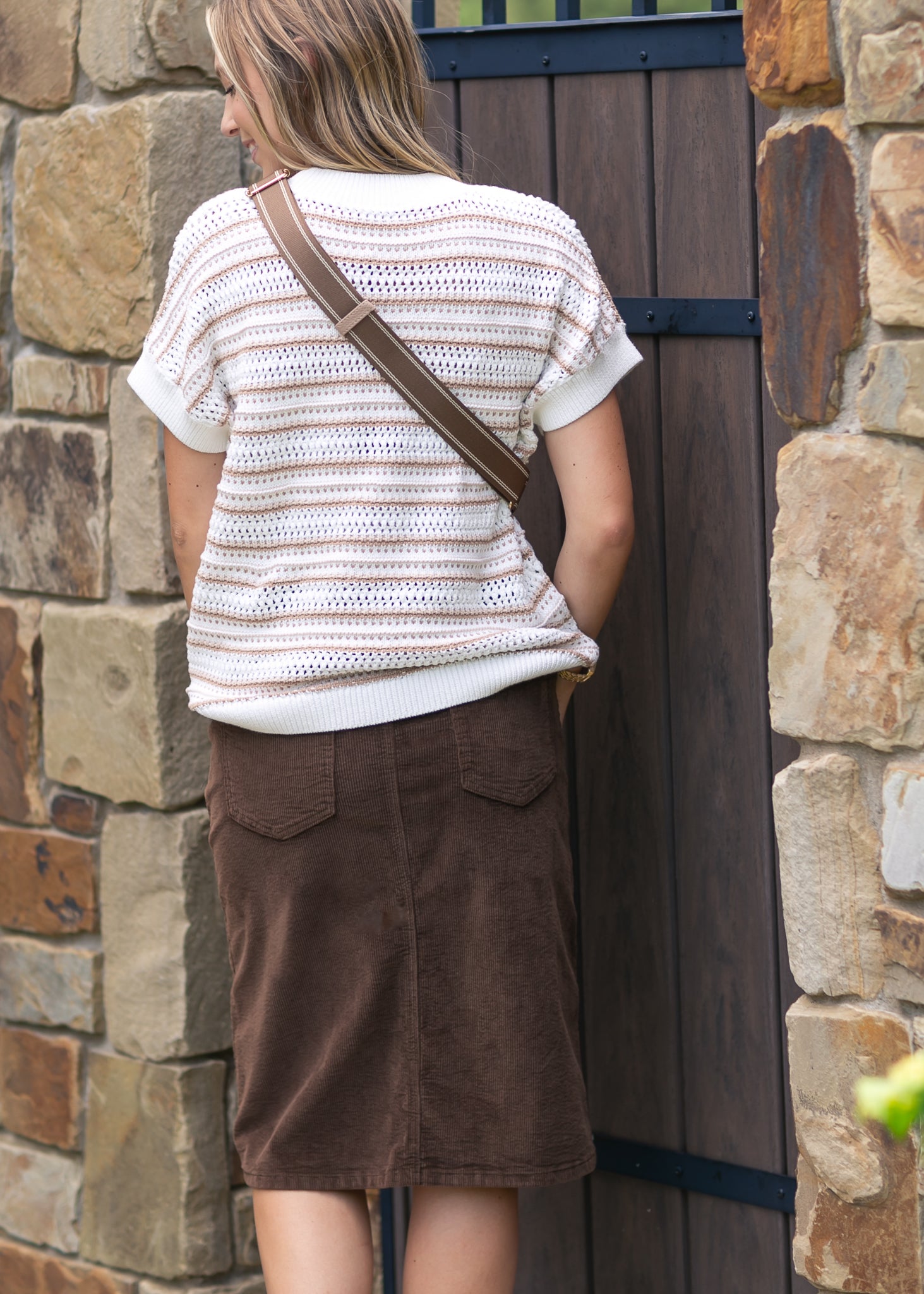 Remi Corduroy Midi Skirt IC Skirts