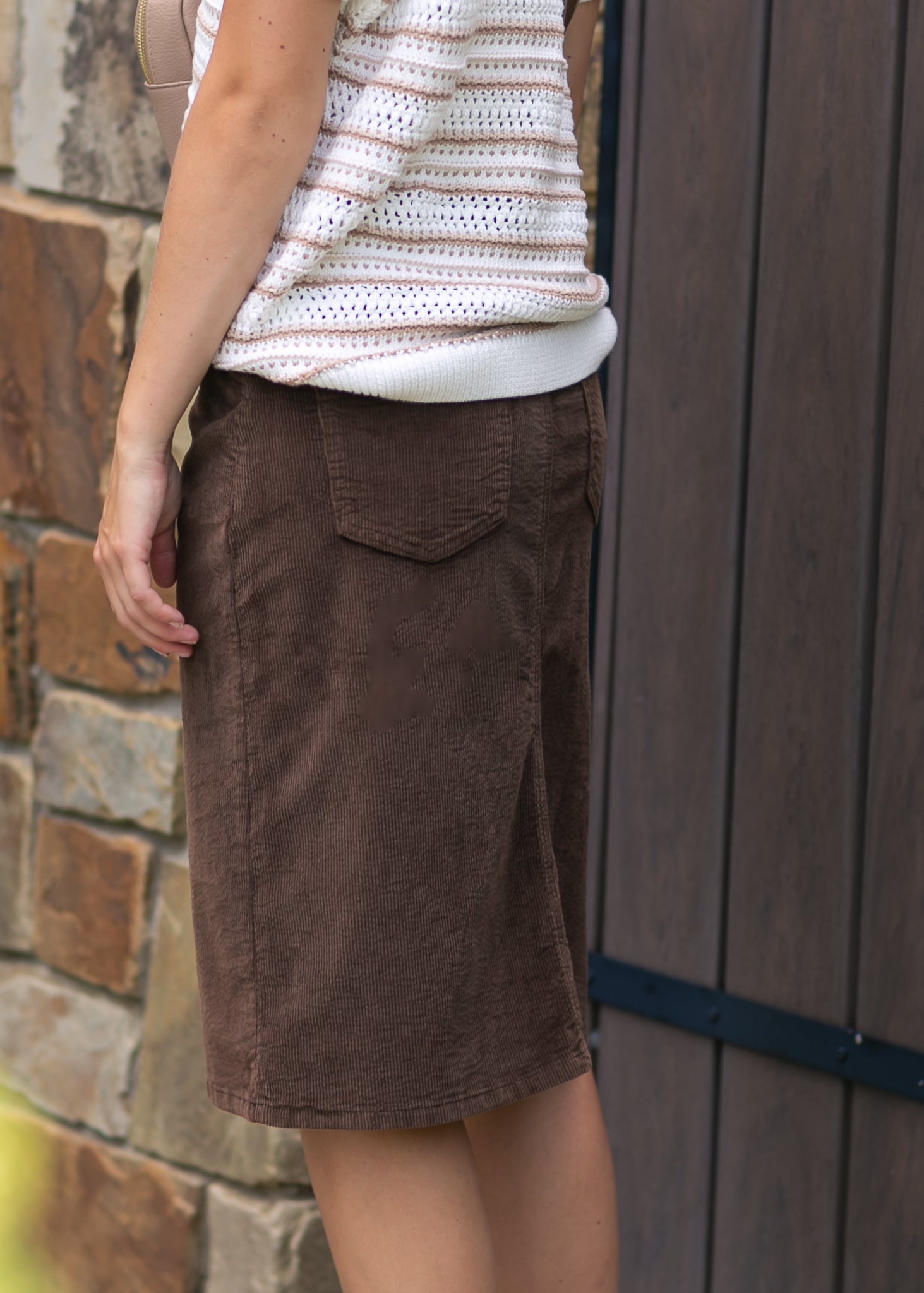 Remi Corduroy Midi Skirt IC Skirts