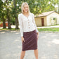 Remi Currant Denim Midi Skirt - FINAL SALE IC Skirts