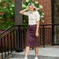 Remi Currant Denim Midi Skirt - FINAL SALE IC Skirts