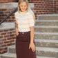 Remi Currant Denim Midi Skirt - FINAL SALE IC Skirts