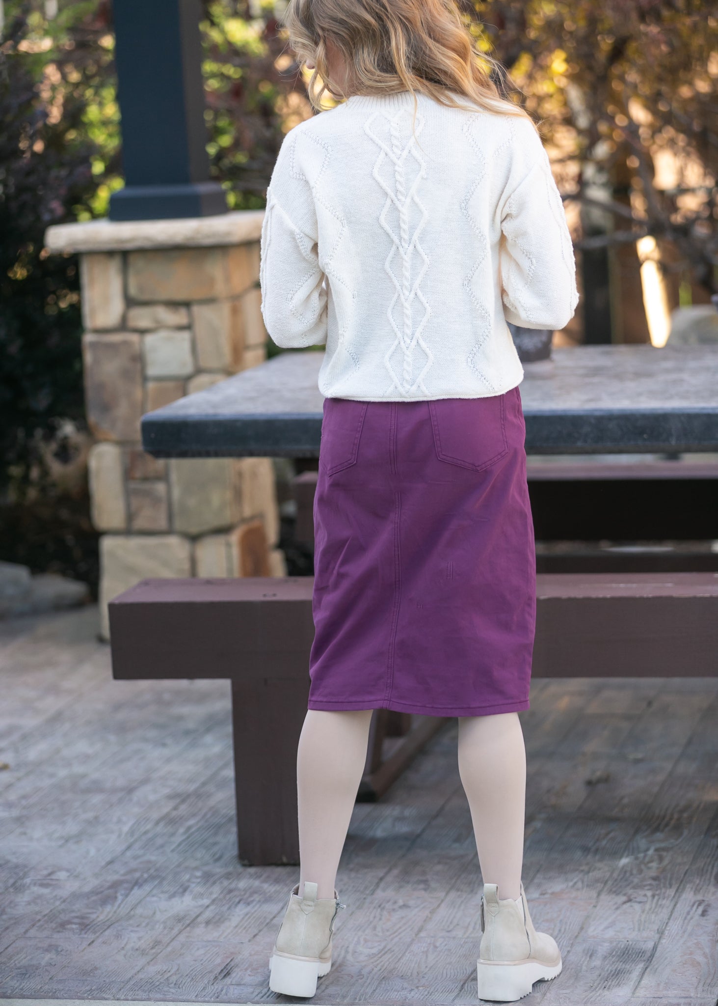 Remi Denim Midi Skirt IC Skirts