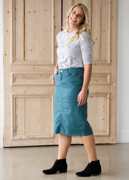 Remi Jade Midi Skirt - FINAL SALE IC Skirts