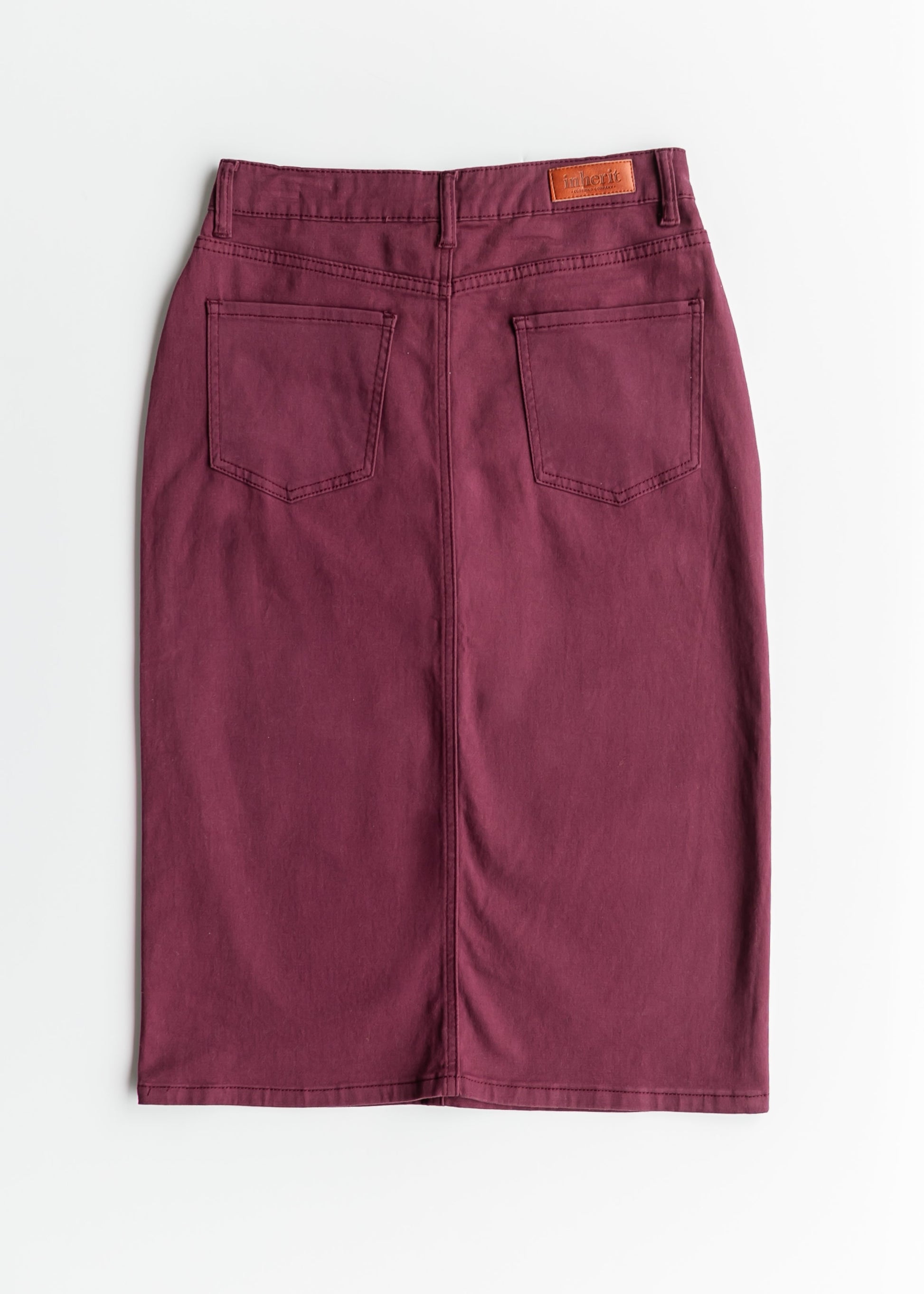 Remi Vintage Orchid Denim Midi Skirt IC Skirts