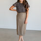 Reninne Woven Midi Skirt FF Skirts