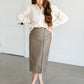 Reninne Woven Midi Skirt FF Skirts