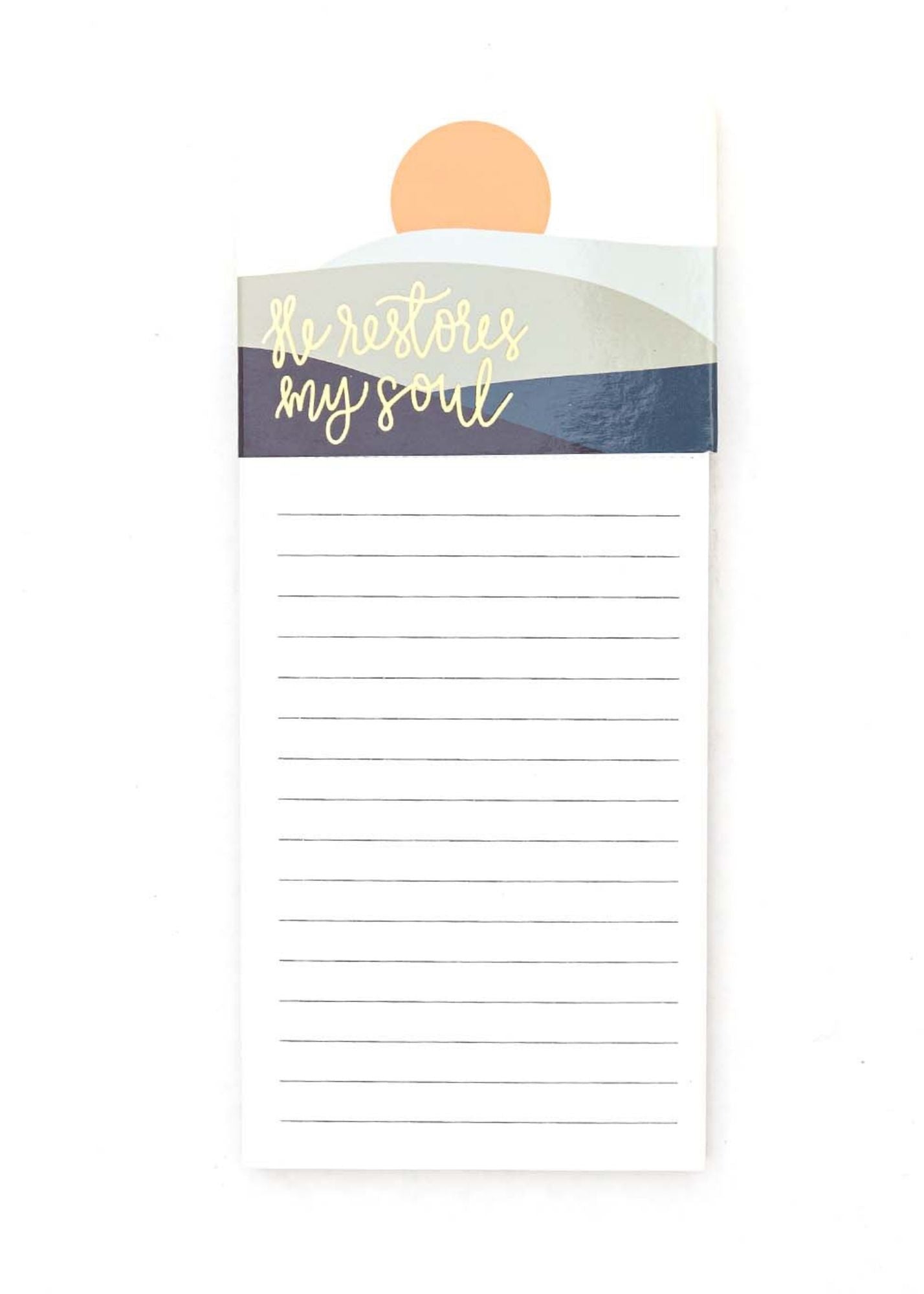 Restores My Soul Magnetic Notepad-FINAL SALE FF Home + Lifestyle