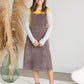 Retro Corduroy Midi Jumper Dress - FINAL SALE FF Dresses