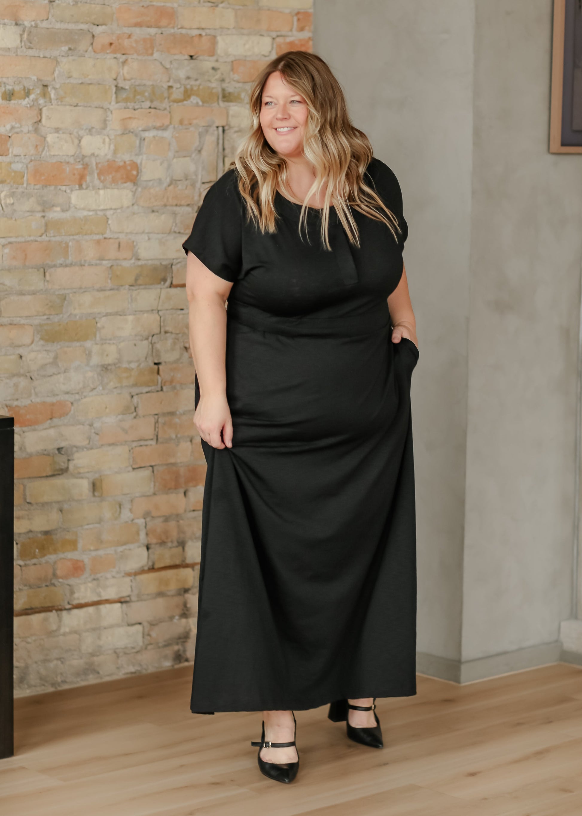 essentials maxi dress Essentials Cotton Blend T-Shirt Dress (Women)