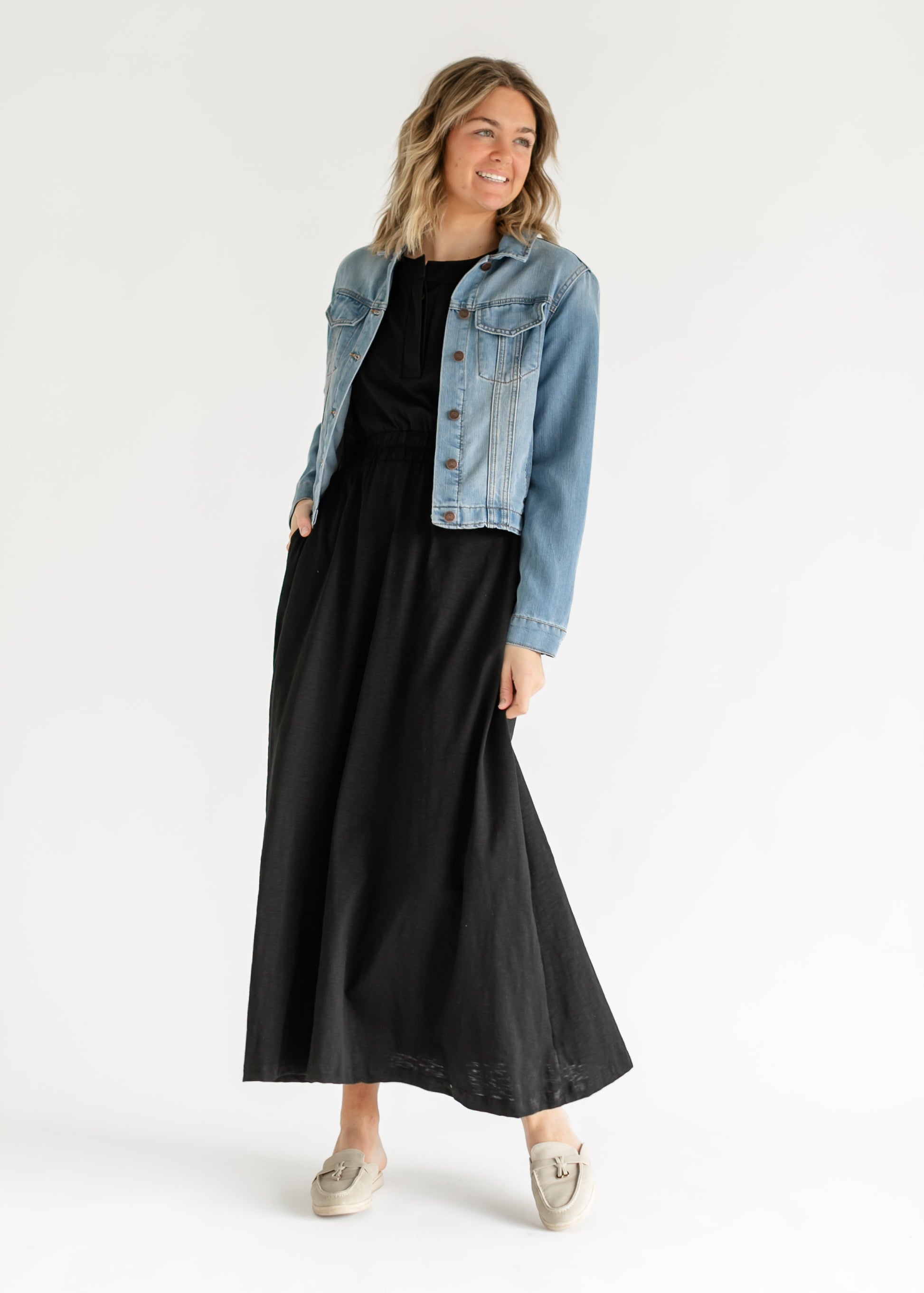 essentials maxi dress The Essential Maxi dress black Ellem Atelier