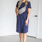 Ribbed Contrast Washed Midi Skirt Skirts