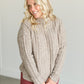 Ribbed Knit Crewneck Sweater FF Tops