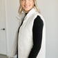 Ribbed Soft Zip-up Vest FF Tops