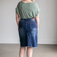 Riley Frayed Hem Denim Midi Skirt IC Skirts