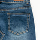 Riley Frayed Hem Denim Midi Skirt Skirts