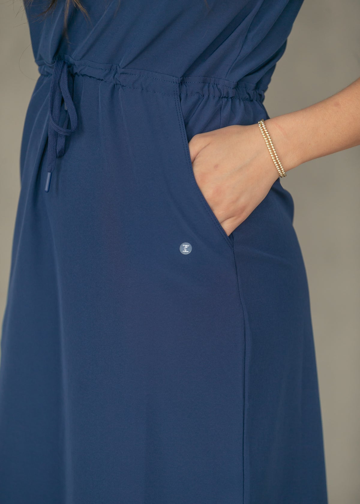 Rory Blue Indigo Short Sleeve Athletic Dress IC Dresses