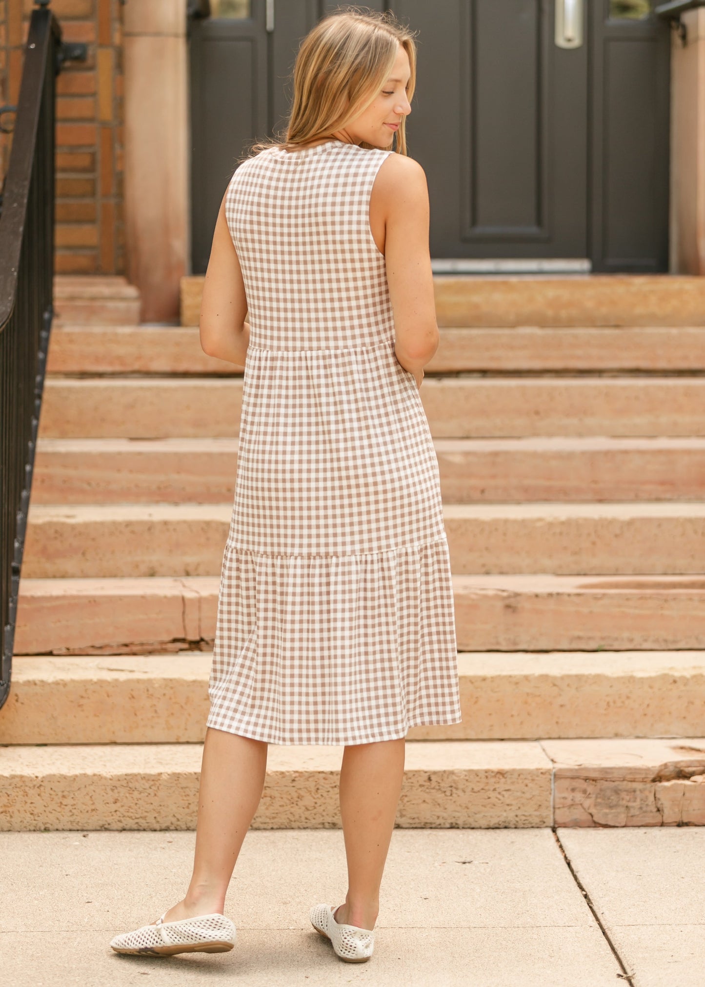 Rosalie Tiered Midi Dress FF Dresses