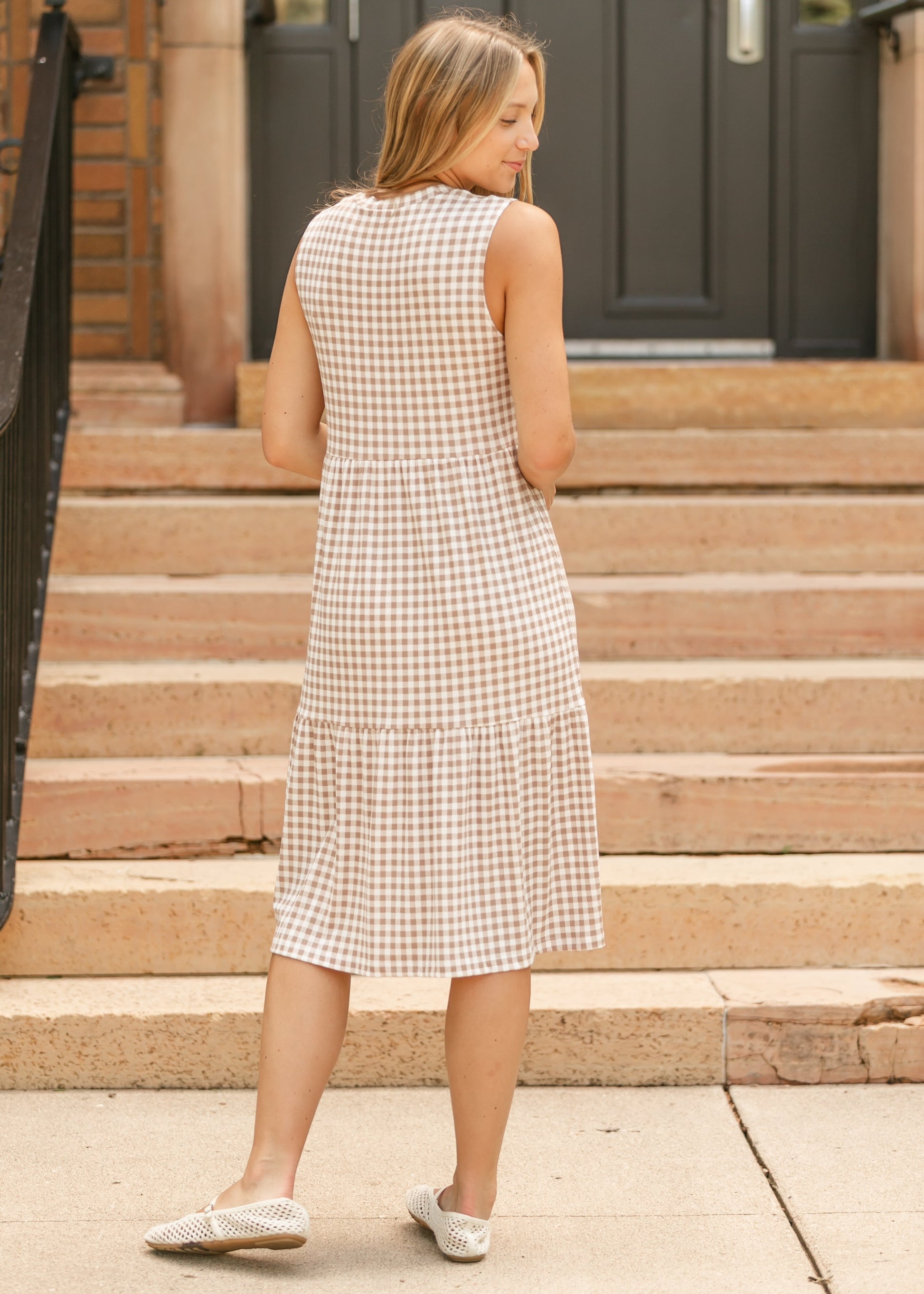 Rosalie Tiered Midi Dress FF Dresses