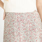 Rose Bud Print Midi Skirt FF Skirts