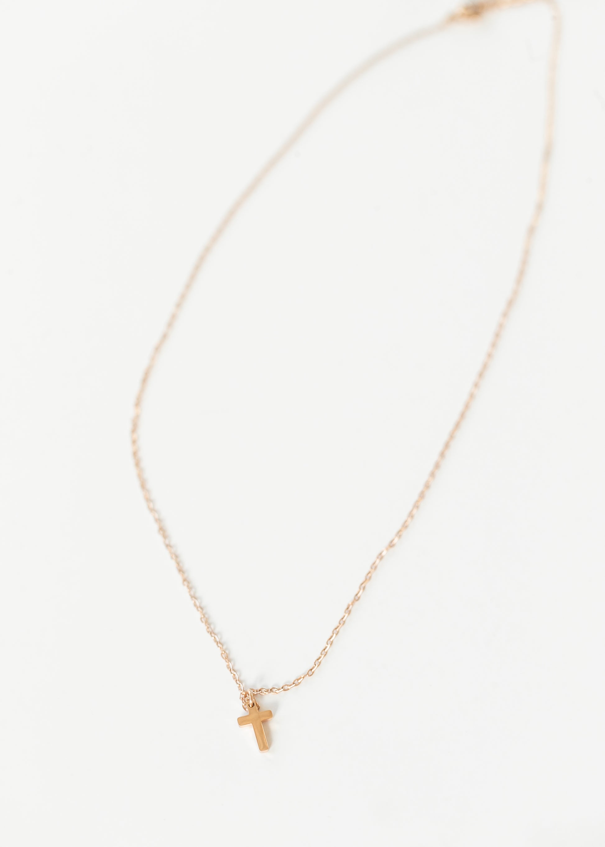 Rose Gold Cross Necklace Accessories