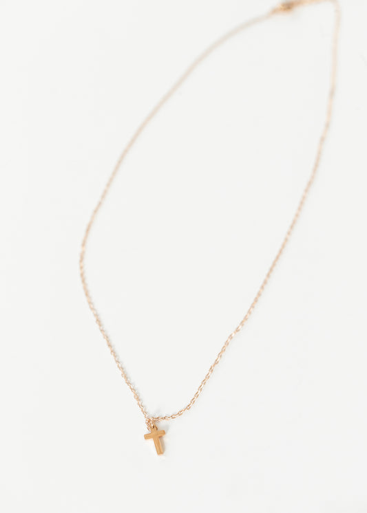 Rose Gold Cross Necklace Accessories