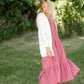 Rosewood Gauze Tiered Midi Dress - FINAL SALE FF Dresses